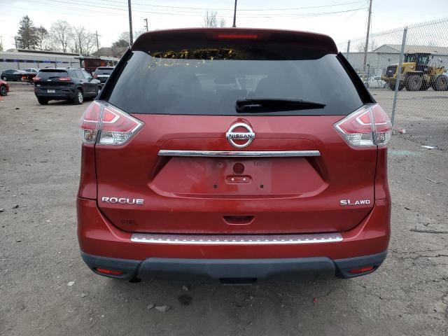 5N1AT2MV5GC824884 - 2016 NISSAN ROGUE S RED photo 6