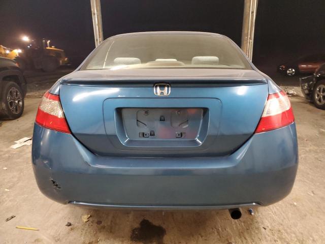 2HGFG12646H547047 - 2006 HONDA CIVIC LX BLUE photo 6