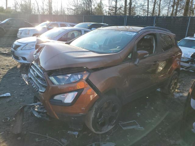 MAJ6P1CL8JC192212 - 2018 FORD ECOSPORT SES ORANGE photo 1