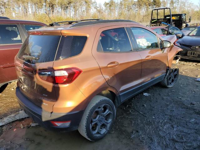 MAJ6P1CL8JC192212 - 2018 FORD ECOSPORT SES ORANGE photo 3