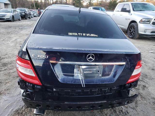 WDDGF5EB4BR172430 - 2011 MERCEDES-BENZ C 300 BLUE photo 6