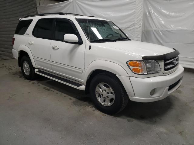 5TDBT48A91S030083 - 2001 TOYOTA SEQUOIA LIMITED WHITE photo 4