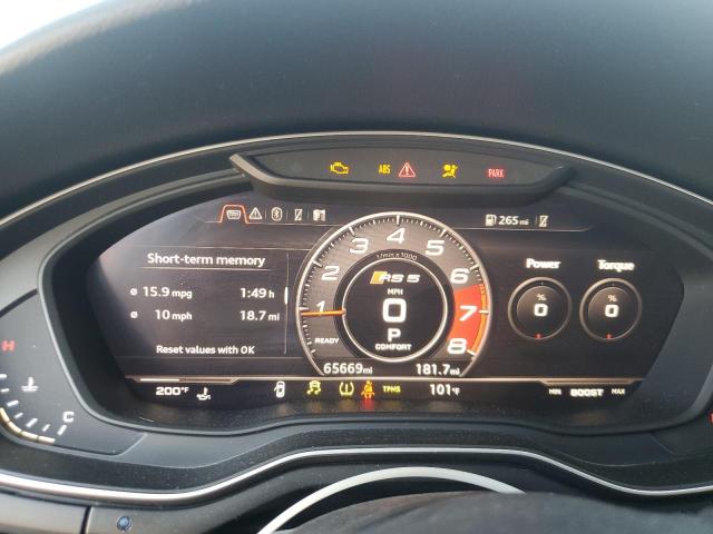 WUAPWAF56JA905329 - 2018 AUDI RS5 أخضر صورة 9