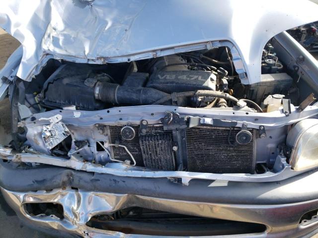 5TBRT3412YS104297 - 2000 TOYOTA TUNDRA ACCESS CAB ვერცხლისფერი ფოტო 11