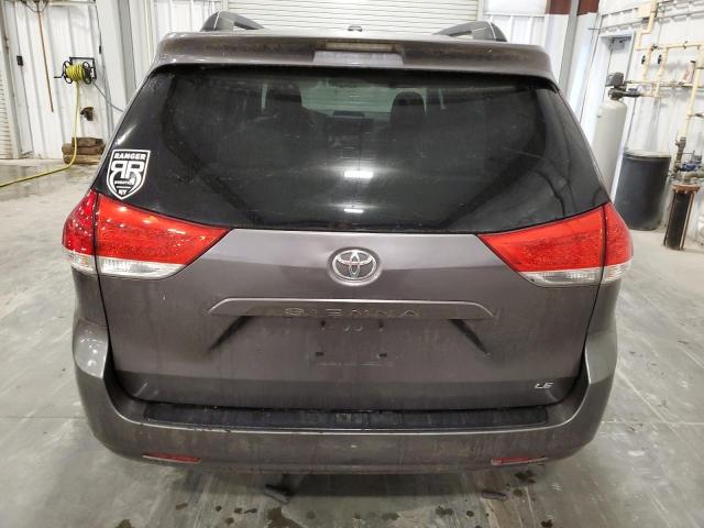 5TDKK3DC4CS257625 - 2012 TOYOTA SIENNA LE GRAY photo 6