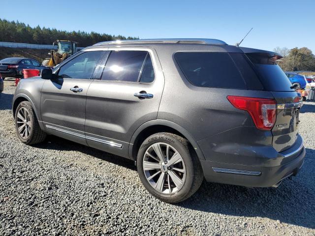 1FM5K7F88JGA27439 - 2018 FORD EXPLORER LIMITED GRAY photo 2