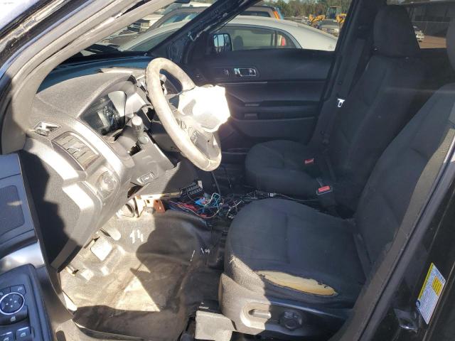 1FM5K8AR2GGB54105 - 2016 FORD EXPLORER POLICE INTERCEPTOR შავი ფოტო 7