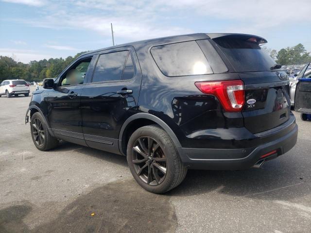 1FM5K7D85JGC62268 - 2018 FORD EXPLORER XLT Սև լուսանկար 2