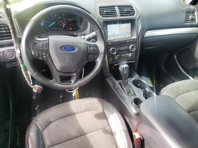 1FM5K7D85JGC62268 - 2018 FORD EXPLORER XLT Սև լուսանկար 8