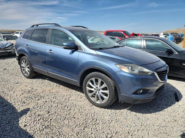 JM3TB3DA3E0426761 - 2014 MAZDA CX-9 GRAND TOURING BLUE photo 4
