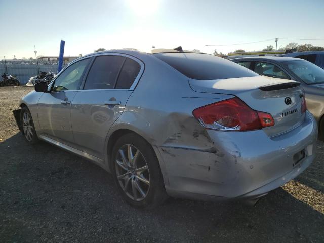 JN1CV6AR9BM352751 - 2011 INFINITI G37 SILVER photo 2