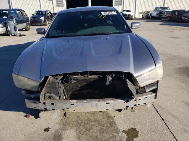 2C3CDXBG2EH130924 - 2014 DODGE CHARGER SE SILVER photo 5