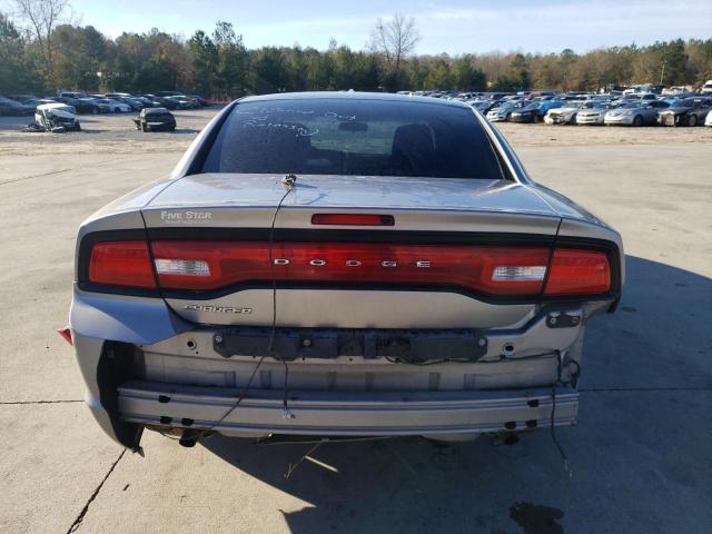 2C3CDXBG2EH130924 - 2014 DODGE CHARGER SE SILVER photo 6