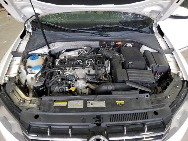 1VWCN7A35EC100324 - 2014 VOLKSWAGEN PASSAT SEL WHITE photo 11