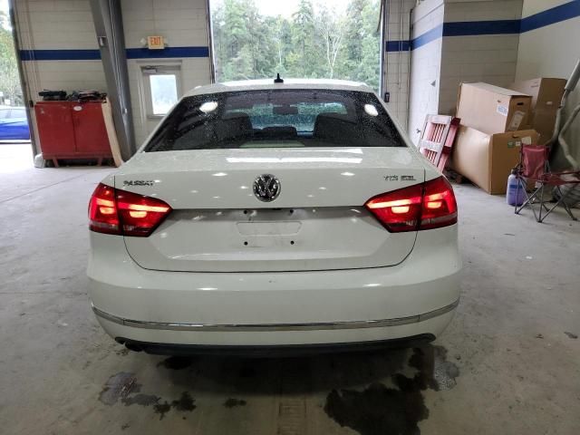 1VWCN7A35EC100324 - 2014 VOLKSWAGEN PASSAT SEL WHITE photo 6