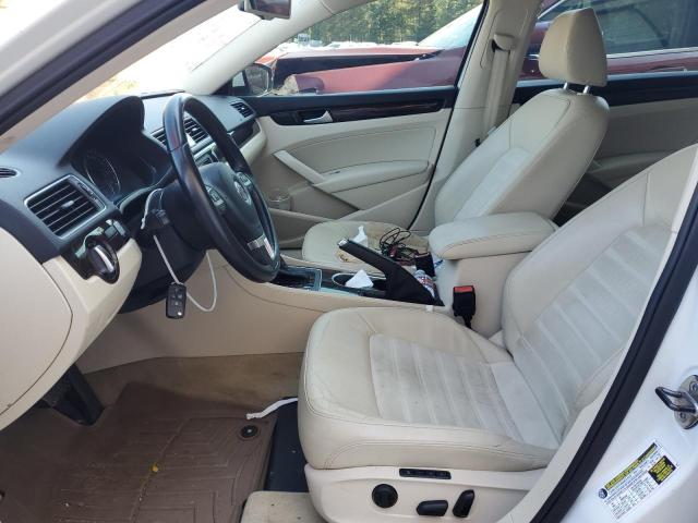 1VWCN7A35EC100324 - 2014 VOLKSWAGEN PASSAT SEL WHITE photo 7