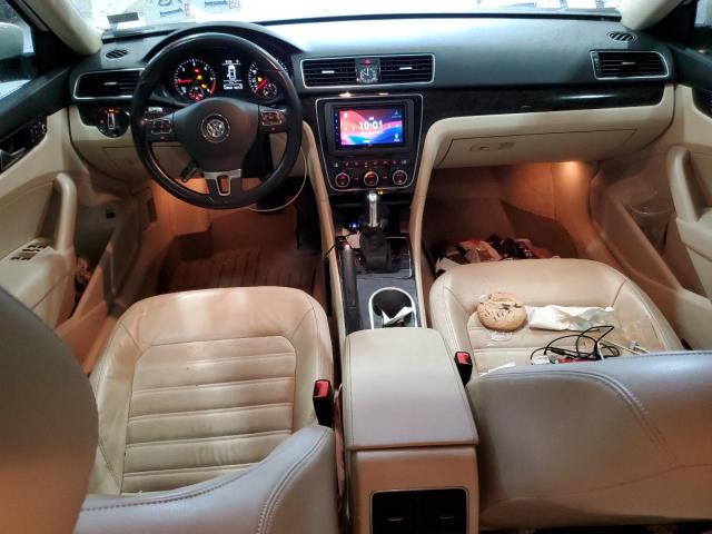 1VWCN7A35EC100324 - 2014 VOLKSWAGEN PASSAT SEL WHITE photo 8