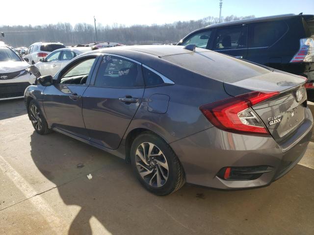 2HGFC2F78JH571204 - 2018 HONDA CIVIC EX GRAY photo 2