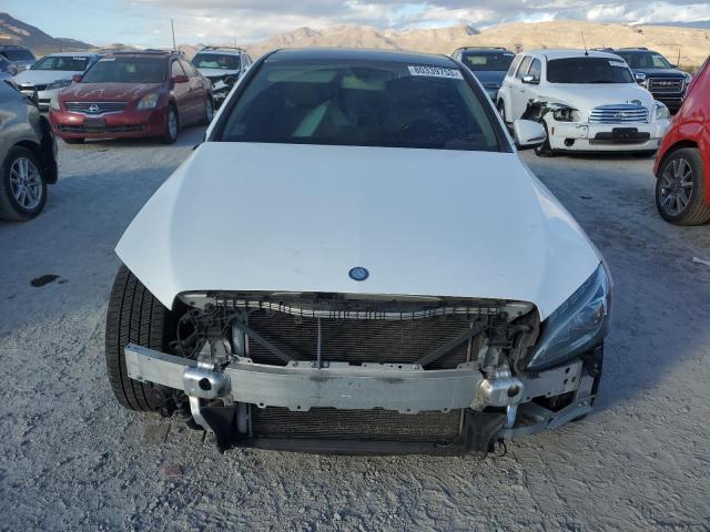 55SWF4JB9GU112080 - 2016 MERCEDES-BENZ C 300 WHITE photo 5