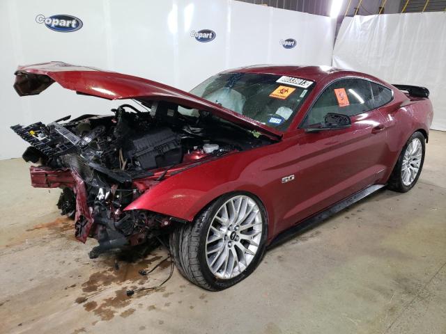 1FA6P8CF9K5111906 - 2019 FORD MUSTANG GT RED photo 1
