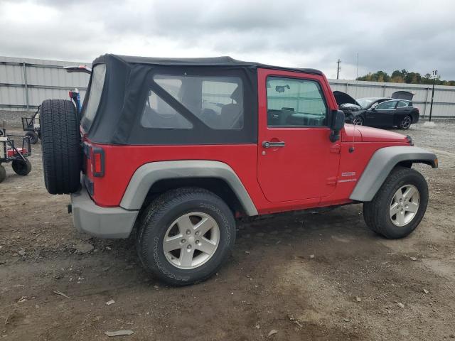 1J4AA2D18AL133406 - 2010 JEEP WRANGLER SPORT RED photo 3