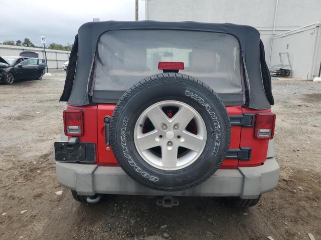 1J4AA2D18AL133406 - 2010 JEEP WRANGLER SPORT RED photo 6