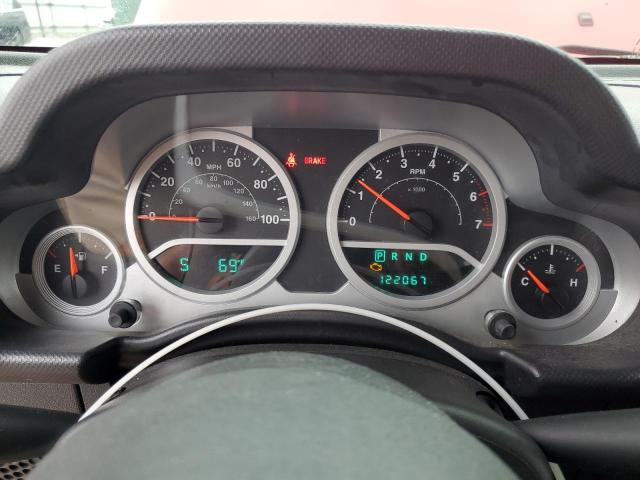 1J4AA2D18AL133406 - 2010 JEEP WRANGLER SPORT RED photo 9