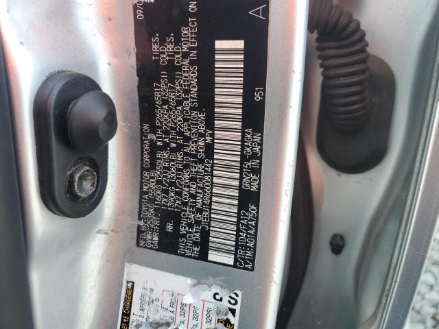 JTEBU14R660081442 - 2006 TOYOTA 4RUNNER SR5 SILVER photo 13