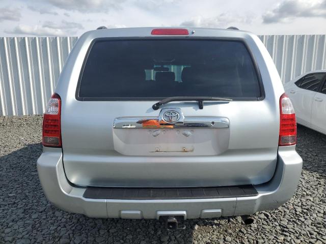 JTEBU14R660081442 - 2006 TOYOTA 4RUNNER SR5 SILVER photo 6