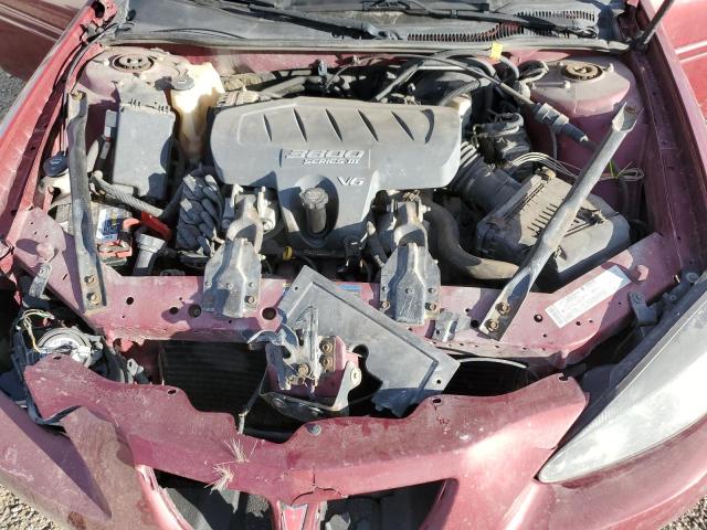 2G2WS522151219646 - 2005 PONTIAC GRAND PRIX GT MAROON photo 11