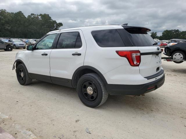1FM5K8AR3KGB14284 - 2019 FORD EXPLORER POLICE INTERCEPTOR أبيض صورة 2