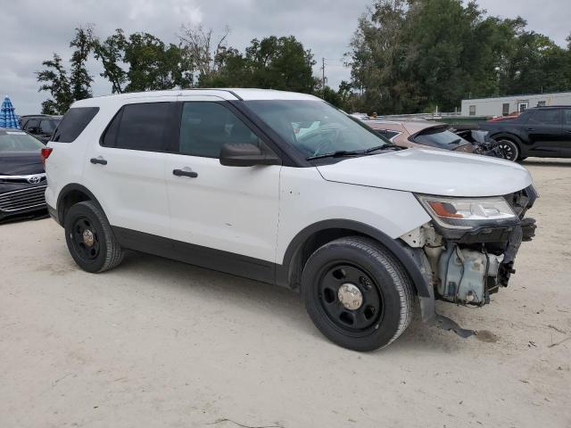 1FM5K8AR3KGB14284 - 2019 FORD EXPLORER POLICE INTERCEPTOR أبيض صورة 4