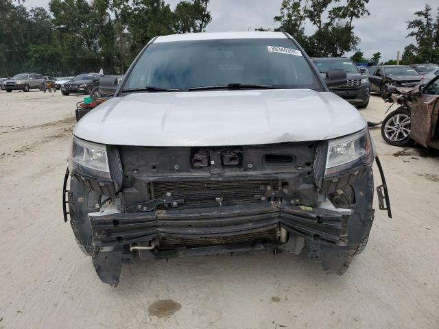 1FM5K8AR3KGB14284 - 2019 FORD EXPLORER POLICE INTERCEPTOR أبيض صورة 5