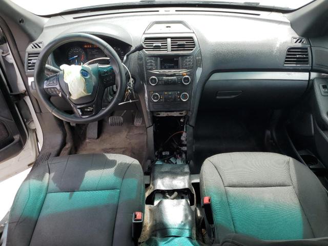 1FM5K8AR3KGB14284 - 2019 FORD EXPLORER POLICE INTERCEPTOR أبيض صورة 8
