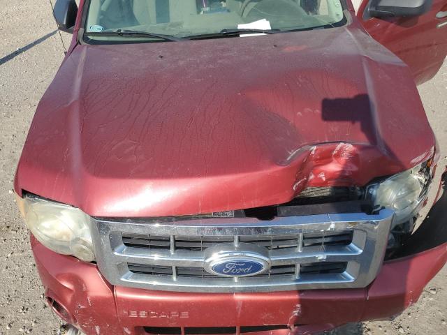 1FMCU9DG0CKB54256 - 2012 FORD ESCAPE XLT 勃艮第红 照片 12