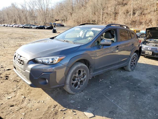 JF2GTHRC3MH356940 - 2021 SUBARU CROSSTREK SPORT GRAY photo 1