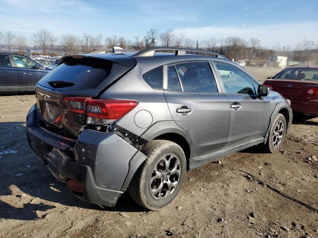 JF2GTHRC3MH356940 - 2021 SUBARU CROSSTREK SPORT GRAY photo 3