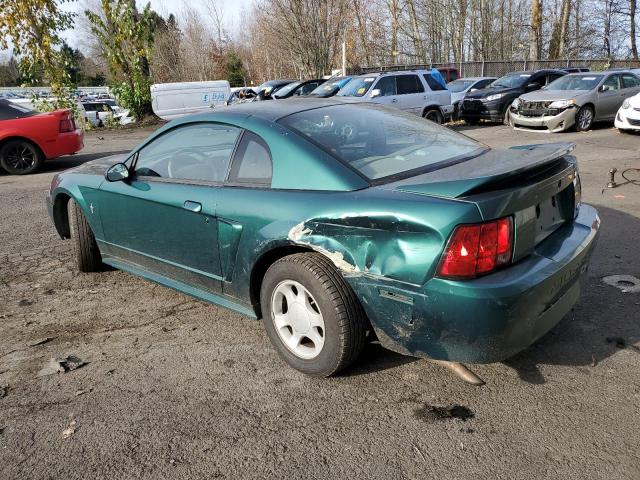 1FAFP4043YF125735 - 2000 FORD MUSTANG GREEN photo 2