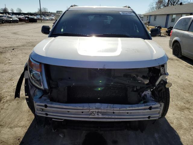 1FMHK8D88CGB01676 - 2012 FORD EXPLORER XLT WHITE photo 5