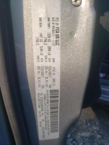 2C4RDGEG3HR674607 - 2017 DODGE GRAND CARA GT SILVER photo 13