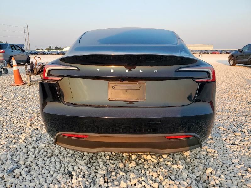 5YJ3E1EA3SF981127 - 2025 TESLA MODEL 3 BLACK photo 6