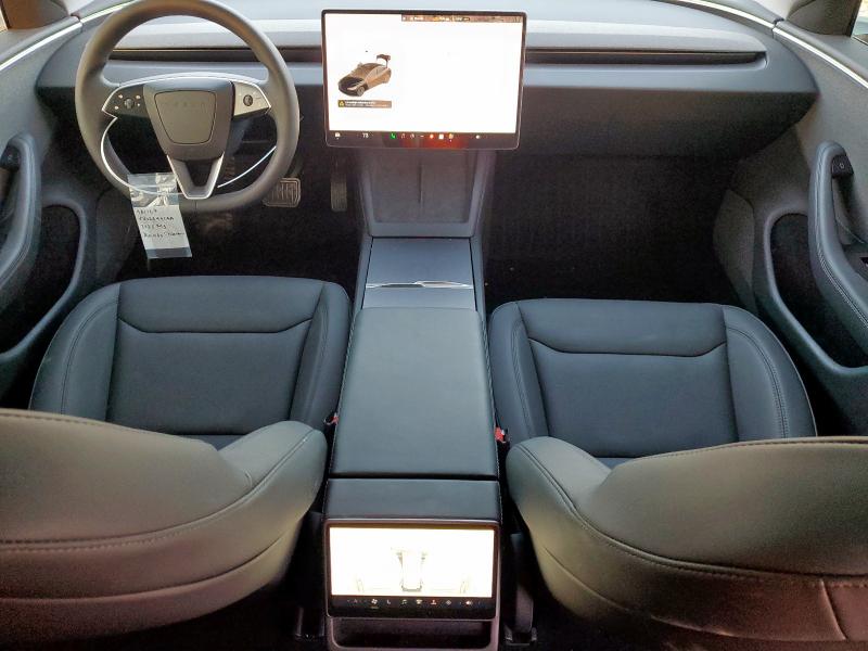 5YJ3E1EA3SF981127 - 2025 TESLA MODEL 3 BLACK photo 8