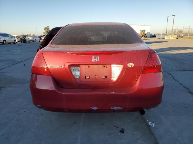 1HGCM56757A125651 - 2007 HONDA ACCORD EX RED photo 6