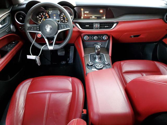 ZASFAKBNXJ7B94287 - 2018 ALFA ROMEO STELVIO TI GRAY photo 8