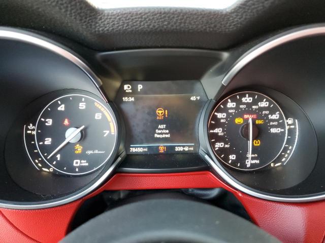 ZASFAKBNXJ7B94287 - 2018 ALFA ROMEO STELVIO TI GRAY photo 9