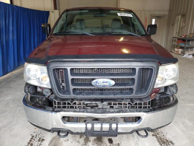 1FTRF14W16NB70745 - 2006 FORD F150 BURGUNDY photo 5