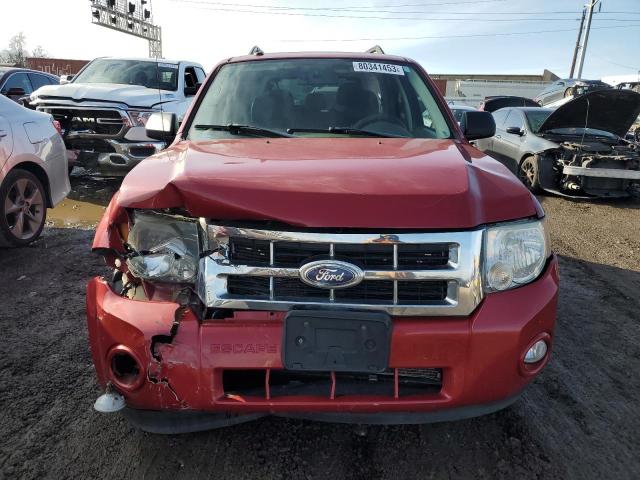 1FMCU9D72AKC13627 - 2010 FORD ESCAPE XLT MAROON photo 5