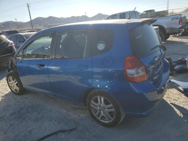 JHMGD38658S027769 - 2008 HONDA FIT SPORT BLUE photo 2