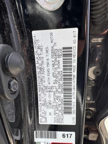 3TMLU4EN2FM198941 - 2015 TOYOTA TACOMA DOUBLE CAB 黑色 照片 14