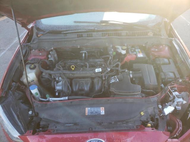 3FA6P0G77HR199512 - 2017 FORD FUSION S RED photo 11